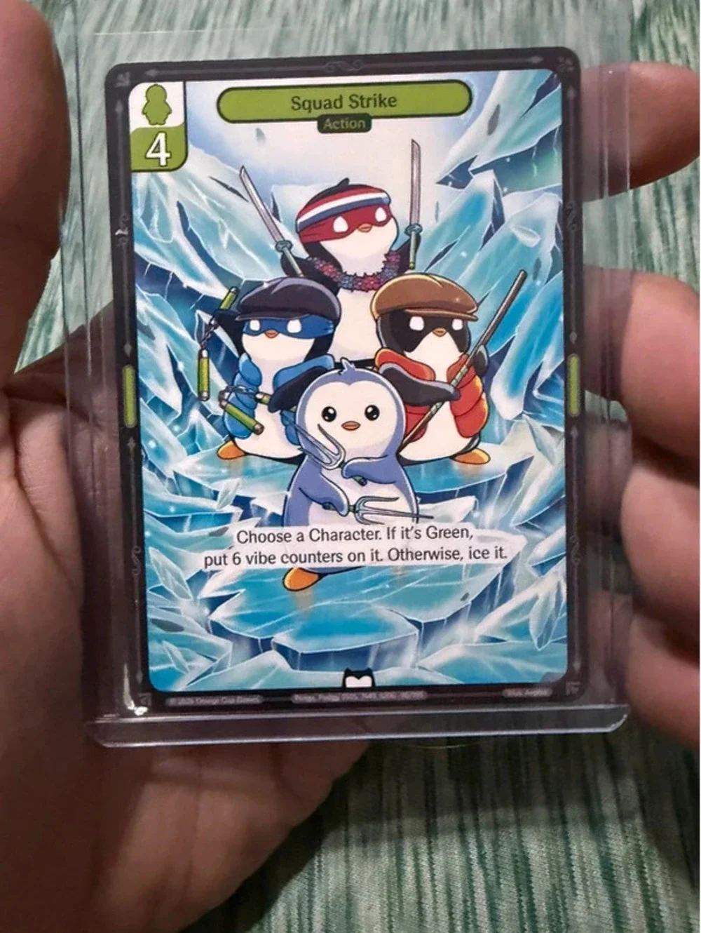 Squad Strike Pudgy Penguins Series 3 Vibes 95/195 Card